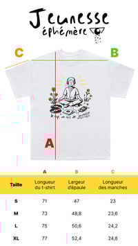 Image 2 of T-SHIRT BLANC "LE RAP, UN ART DE JEUNESSE"