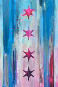 Chicago Flag - Slow Melt 