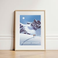 Image 4 of Affiche - la Traversée Chamonix/Zermatt