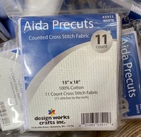 Image 5 of Aida Cross Stitch Fabric Choose color and Size