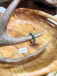 Image 3 of Kingman turquoise stacker ring