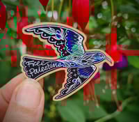 Image 3 of Palestinian Sunbird pin - in aid of M.A.P