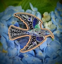 Image 4 of Palestinian Sunbird pin - in aid of M.A.P