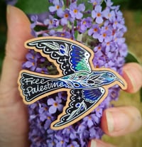 Image 5 of Palestinian Sunbird pin - in aid of M.A.P