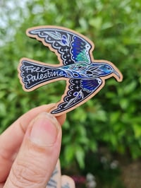 Image 2 of Palestinian Sunbird pin - in aid of M.A.P