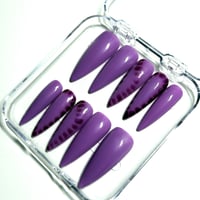 Image 2 of Priklijuojami nagai - Lavender Bloom (Ilgo ilgio)