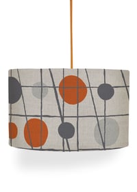 Pavilion Linen Lampshade - Harvest Orange