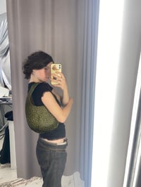 Image 2 of Green Leo hobo bag 