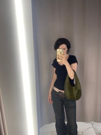 Image 4 of Green Leo hobo bag 