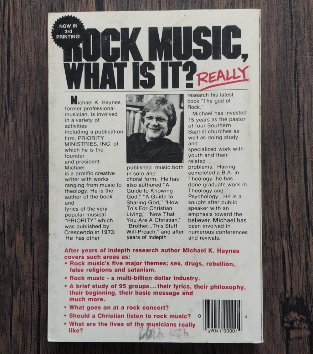 The God of Rock: A Christian Perspective of Rock Music, by Michael K. Haynes