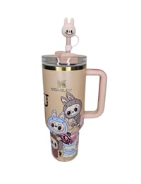 Image 6 of Labubu X Stanley™️ Limited Edition 40 Oz. Tumbler | Pink & Taupe