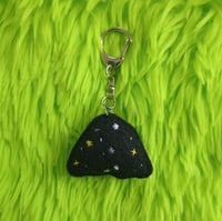 Image 2 of Another fabric art cosmic ghost charm 