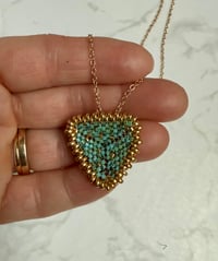 Image 1 of Flat Triangle Blue Gold