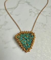 Image 3 of Flat Triangle Blue Gold