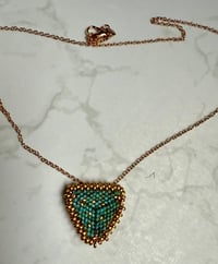 Image 2 of Flat Triangle Blue Gold