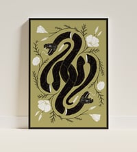 Image 2 of A3 Art Print 'Rattlesnakes'