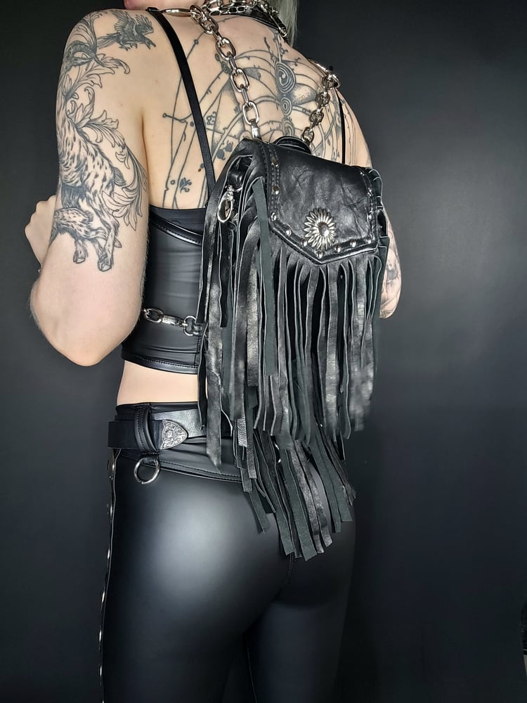 Image of CONCHO FRINGE BAG