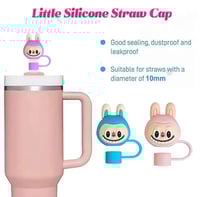 Image 12 of Labubu The Monsters Straw Covers | 7 Piece Set