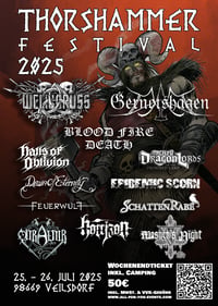 Thorshammer Festival Wochenend Ticket mit Camping 25/26.7.25