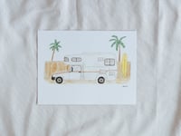 Image 3 of lámina caravana antigua.