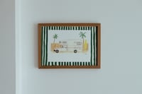 Image 2 of lámina caravana antigua.