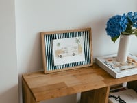 Image 1 of lámina caravana antigua.