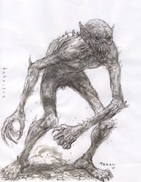 Image 1 of Original Ghoulish artwork: Fiend002