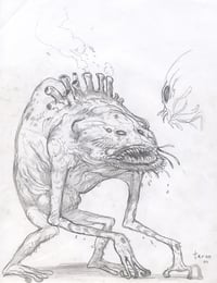 Men in Black original art: Alien002