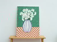 Image 1 of lienzo florero margaritas I