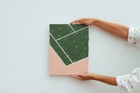 Image 1 of lienzo pista de tenis.