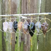 Image 1 of Wild Wanderer Hoops | Arrowhead Hoop Earrings with Flare