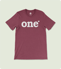 One Love Unisex Short Sleeve Tee-Cardinal