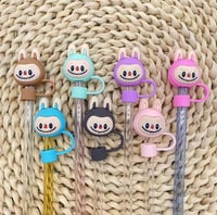 Image 4 of Labubu The Monsters Straw Covers 1-9Pieces | 9 Colors