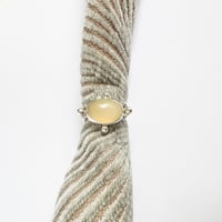 Image 3 of Opal Satalite Coctail Ring- Silver
