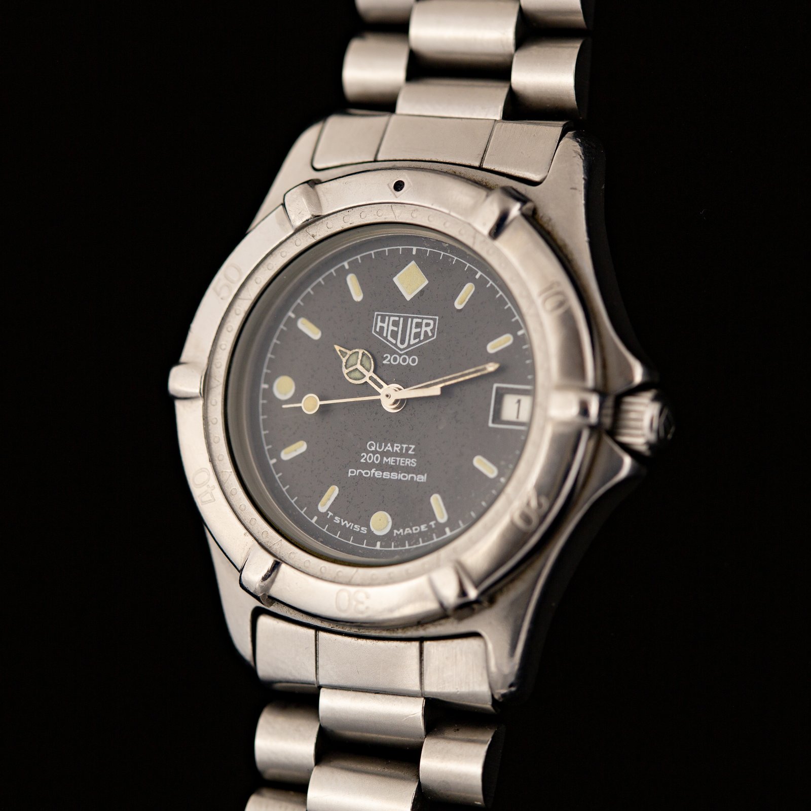 1980s Heuer 2000 Professional | Three Hands Vintage