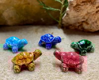 Image 1 of Turtle Beads Peruvian Ceramic Turtle Beads 10 beads Choose from 6 Colors