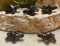 Image 5 of Turtle Beads Peruvian Ceramic Turtle Beads 10 beads Choose from 6 Colors