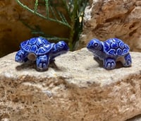 Image 4 of Turtle Beads Peruvian Ceramic Turtle Beads 10 beads Choose from 6 Colors