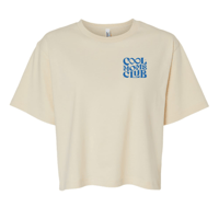 Image 2 of Cool Moms Club Cropped - Creme