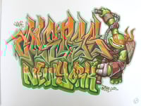 Original Art, "GHOF 34" Freestyle Blackbook Piece