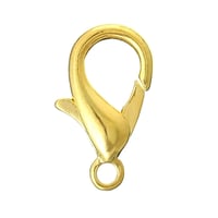 Image 1 of Lobster Clasp Plated Large Lobster Claw Clasps 22mm x 12mm 6 Clasps Choose Your Color