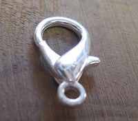 Image 2 of Lobster Clasp Plated Large Lobster Claw Clasps 22mm x 12mm 6 Clasps Choose Your Color