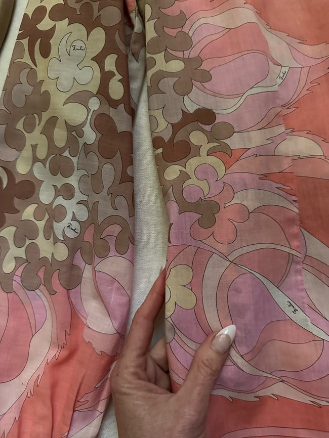 late 1960s Emilio PUCCI cotton blouse