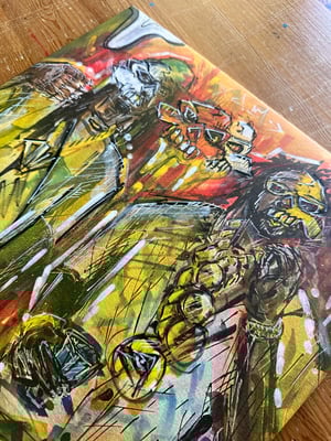 CONWAY & JAE SKEESE. PPP. 1 of 1 HAND PAINTED VINYL COVER