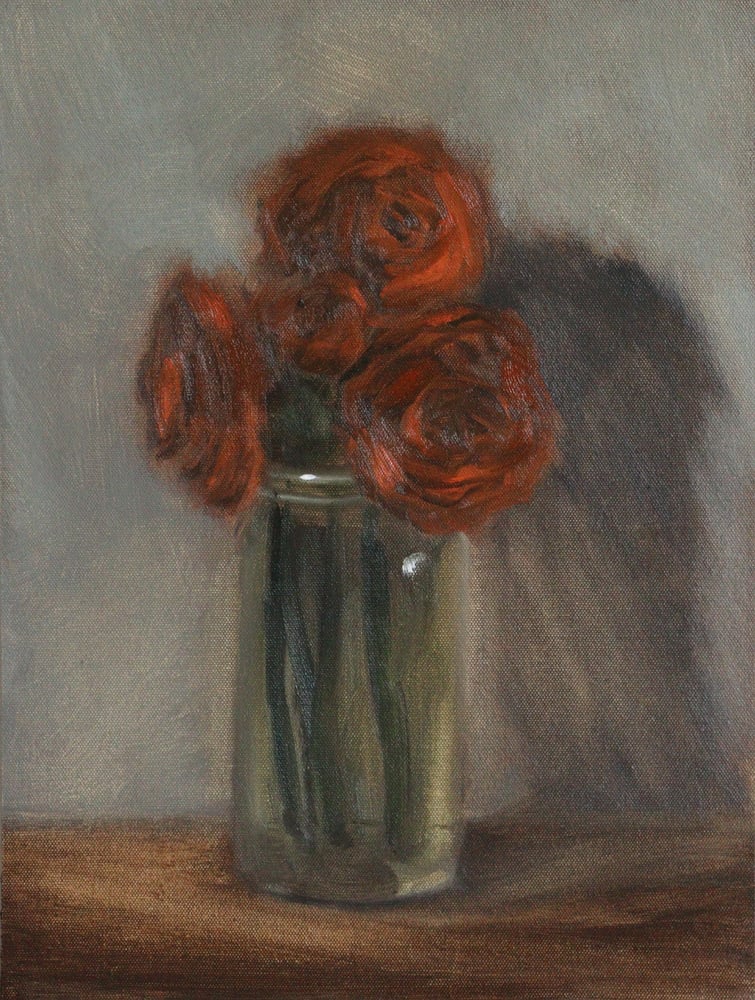 Image of Nature morte aux renoncules rouges