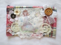 Image 1 of plaid princess pouch 