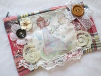 Image 2 of plaid princess pouch 