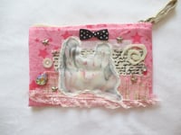 Image 1 of dwellers hot pink milky way pouch 