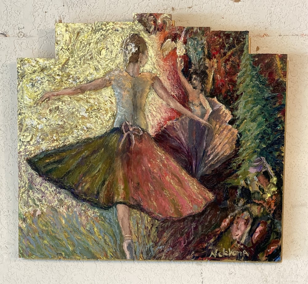 Image of William Nelekona - Dancers Holding Twilight (Coryphée Attitude Devant)