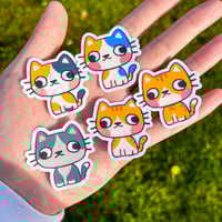 Image 1 of Derpy Cats Stickers